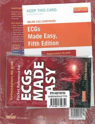 Online Ecg Companion For Ecgs Made Easy Textbook And Pocket Reference (access Code, Textbook, And Pocket Reference Package), 5e