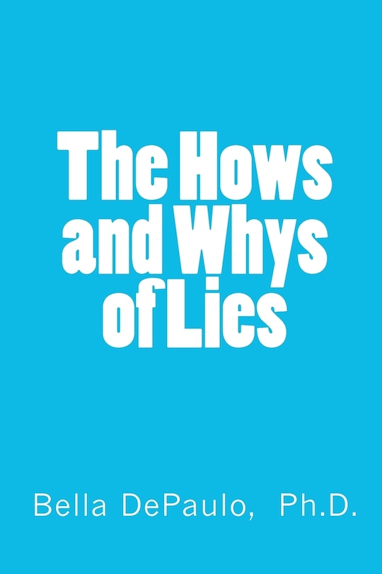 Couverture_The Hows and Whys of Lies