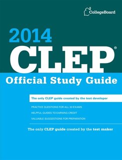 Front cover_CLEP Official Study Guide 2014