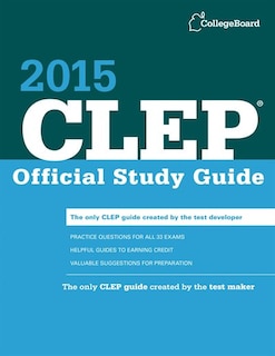 Front cover_CLEP Official Study Guide 2015