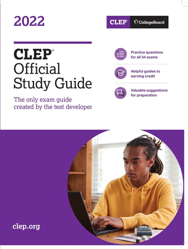 Front cover_Clep Official Study Guide 2022