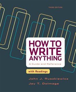 How To Write Anything With Readings: A Guide And Reference