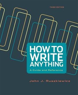 Front cover_How To Write Anything