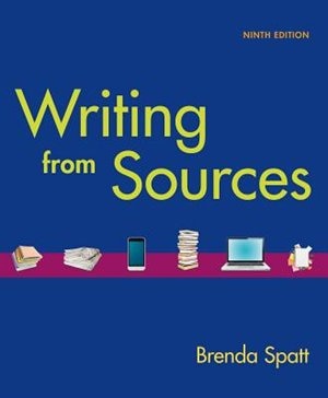 Front cover_Writing From Sources