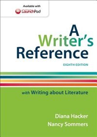 A Writer's Reference With Writing About Literature