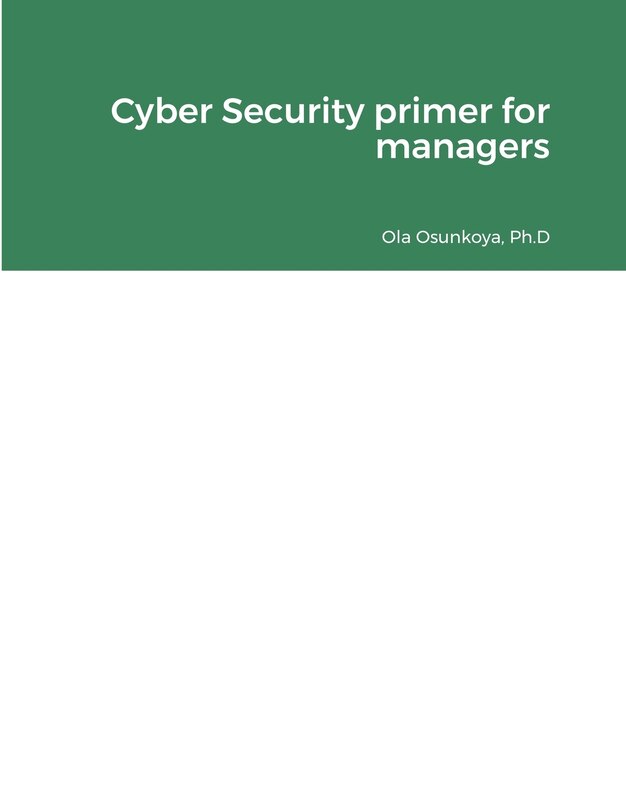 Front cover_Cyber Security primer for managers