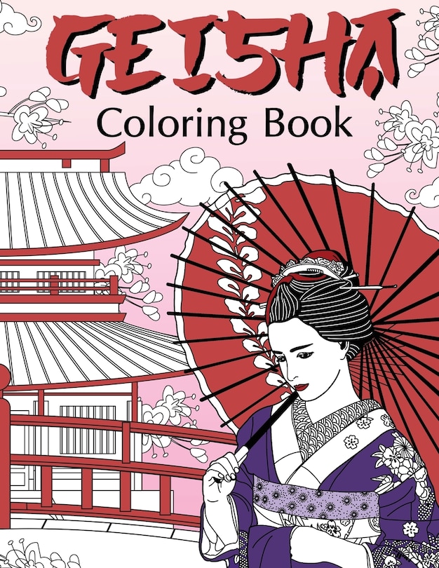 Couverture_Geisha Coloring Book
