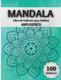 Front cover_Mandala Libro De Colorear Para Adultos Anti Estrés