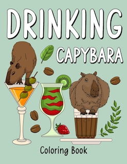 Couverture_Drinking Capybara Coloring Book