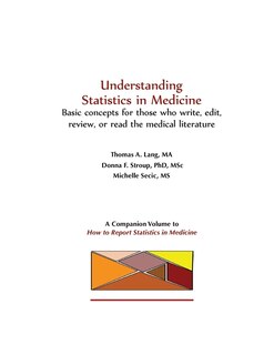 Couverture_Understanding Statistics in Medicine