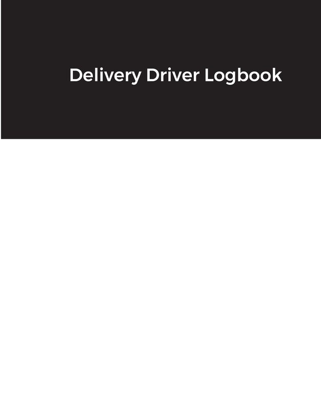 Front cover_Delivery Driver Logbook