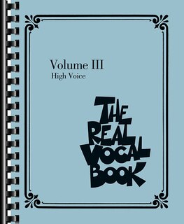 Front cover_The Real Vocal Book - Volume Iii