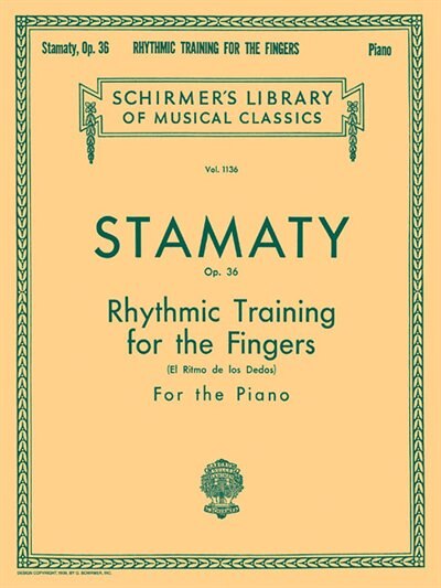 Couverture_Rhythmic Training For The Fingers, Op. 36