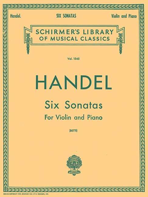 Front cover_Six Sonatas