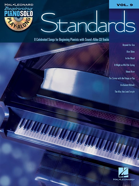 Standards: Beginning Piano Solo Play-along Volume 9