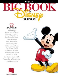 Front cover_The Big Book Of Disney Songs