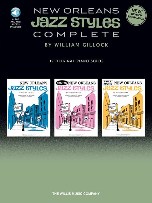 Couverture_New Orleans Jazz Styles - Complete - All 15 Original Piano Solos Included Book/Online Audio