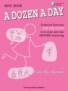 Front cover_A Dozen A Day Mini Book - Book/audio