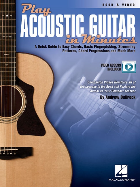 Play Acoustic Guitar in Minutes Book/Online Media