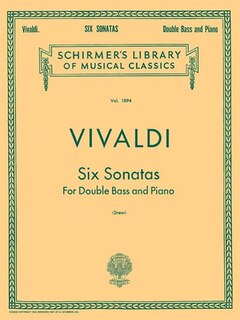 Six Sonatas: Schirmer Library Of Classics Volume 1894 Double Bass And Piano