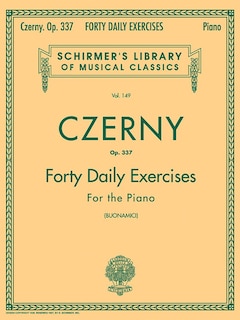 Front cover_Czerny - 40 Daily Exercises, Op. 337