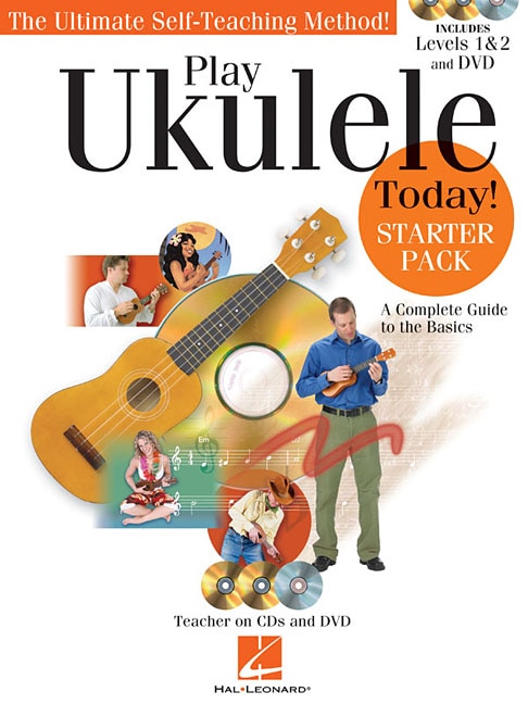 Play Ukulele Today! - Starter Pack: Includes Levels 1 & 2 Book/cds And A Dvd