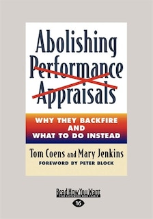 Couverture_Abolishing Performance Appraisals (large Print 16pt)