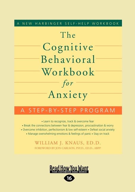 Couverture_The Cognitive Behavioral Workbook for Anxiety