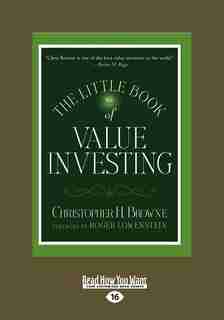 The Little Book Of Value Investing (large Print 16pt) de Christopher H. Browne Roger Lowenstein