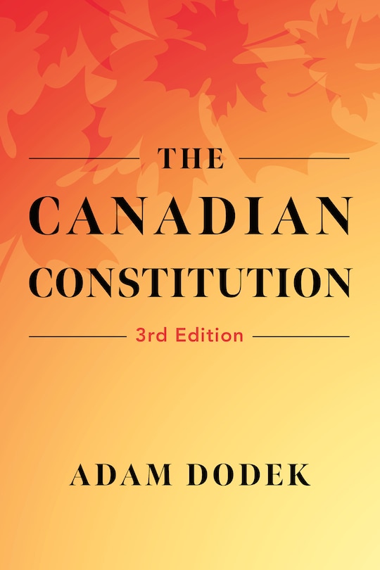 Front cover_The Canadian Constitution