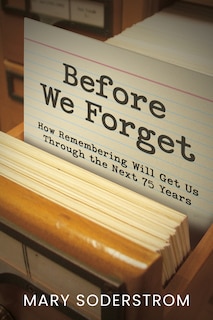 Front cover_Before We Forget