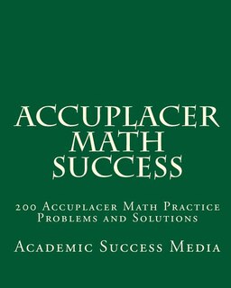 Front cover_Accuplacer Math Success