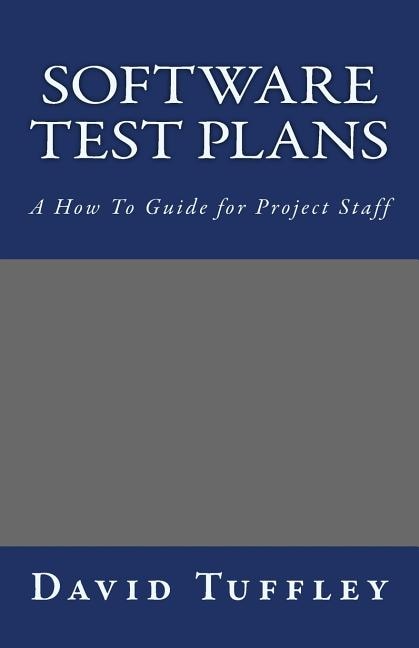 Front cover_Software Test Plans