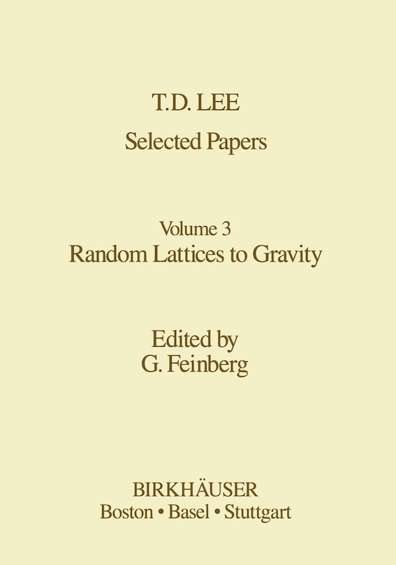 Front cover_Selected Papers