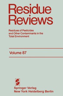 Front cover_Residue Reviews