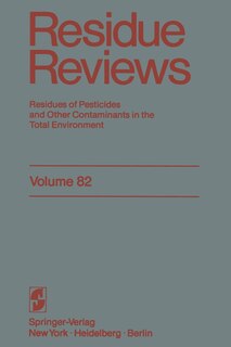 Front cover_Residue Reviews