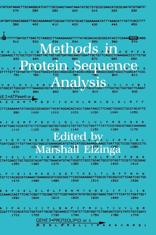 Front cover_Methods In Protein Sequence Analysis