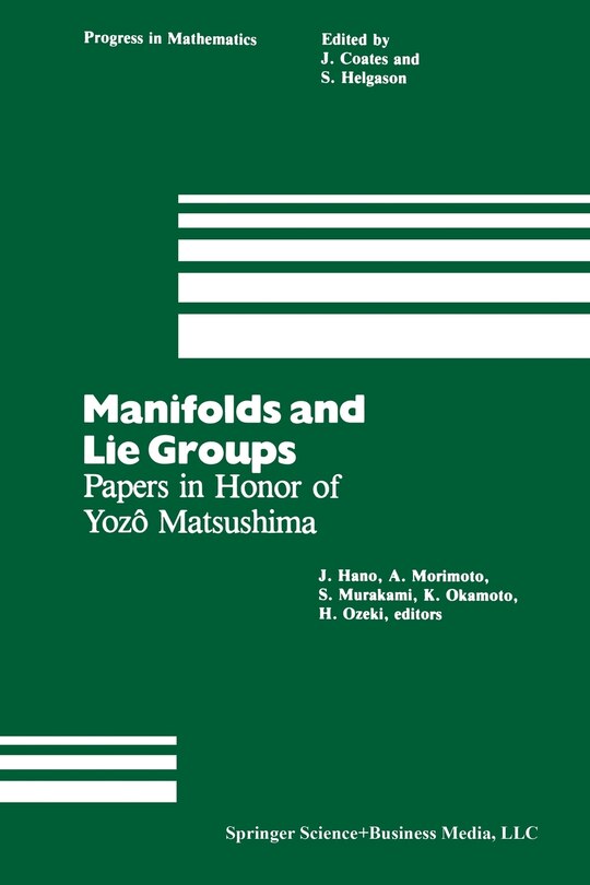 Front cover_Manifolds and Lie Groups