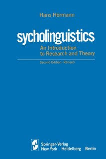 Front cover_Psycholinguistics