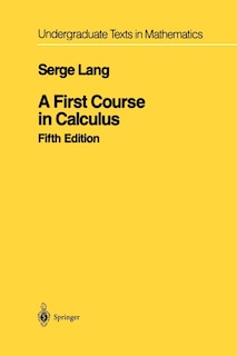 Couverture_A First Course in Calculus