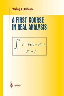Couverture_A First Course in Real Analysis