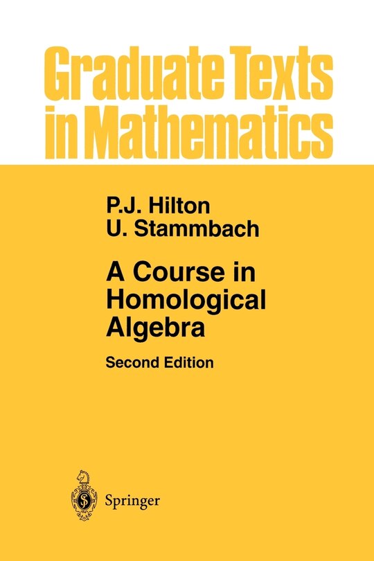 Front cover_A Course in Homological Algebra