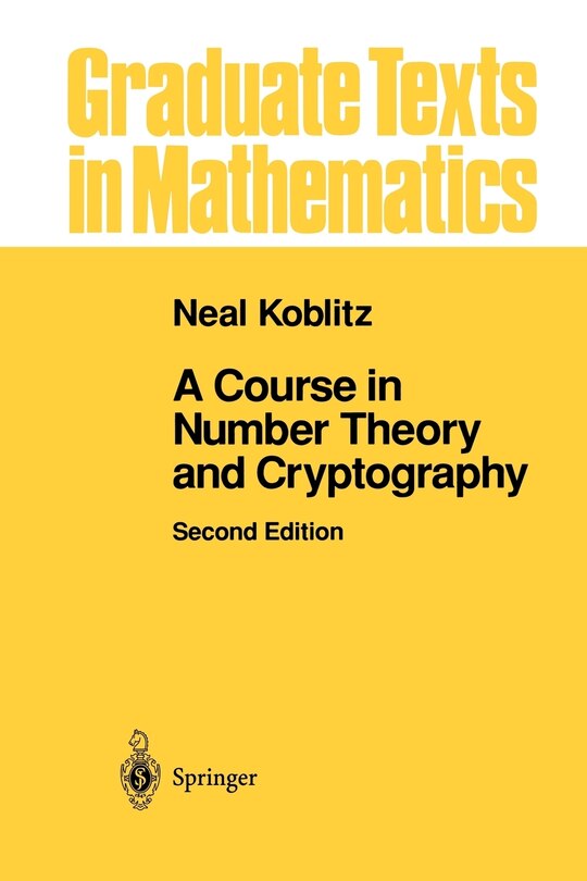 Couverture_A Course in Number Theory and Cryptography