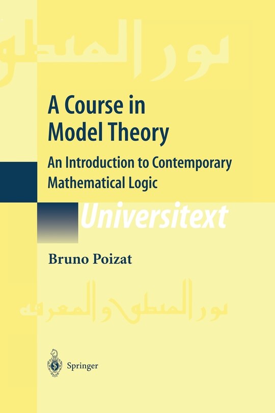 Front cover_A Course in Model Theory