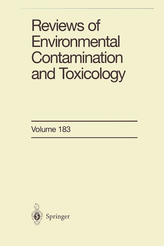 Front cover_Reviews Of Environmental Contamination And Toxicology
