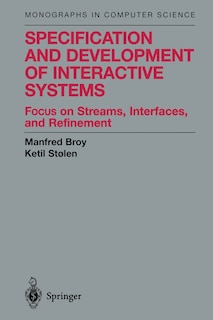 Front cover_Specification and Development of Interactive Systems