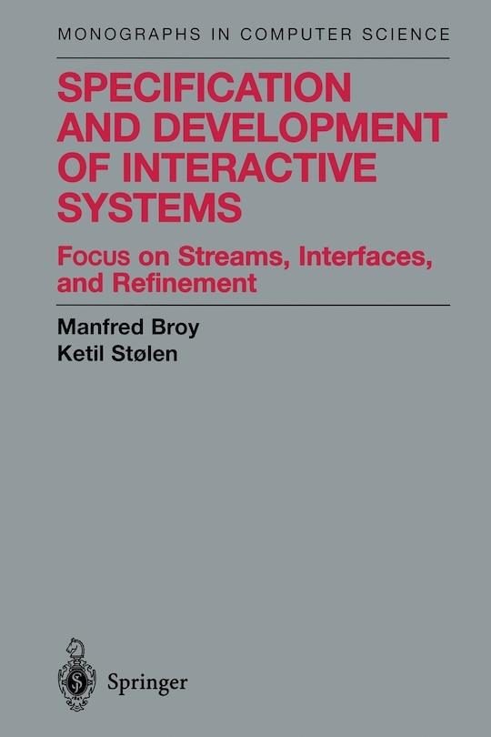 Front cover_Specification and Development of Interactive Systems