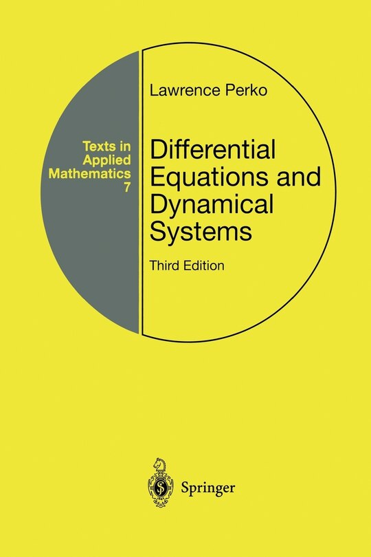 Couverture_Differential Equations and Dynamical Systems