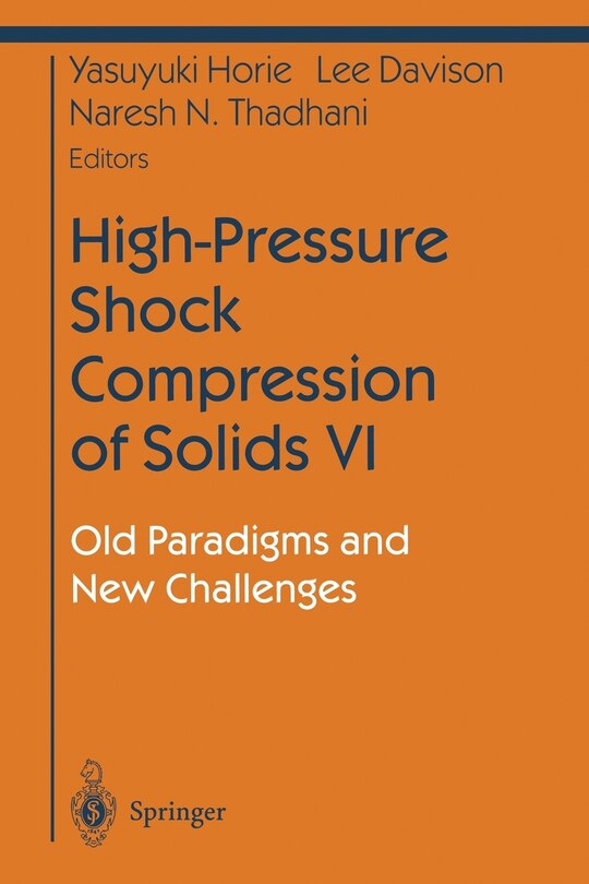 Front cover_High-Pressure Shock Compression of Solids VI