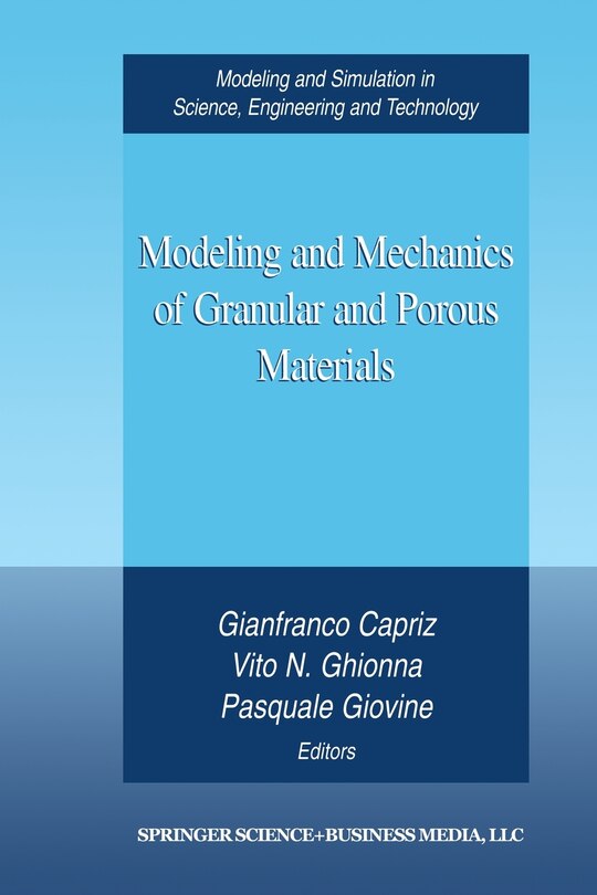 Front cover_Modeling And Mechanics Of Granular And Porous Materials